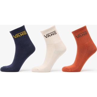 Vans - Classic Half Crew Socks (3 Pairs), Man, Blue, Size: M (38.5-42) - Blue - M (38.5-42)
