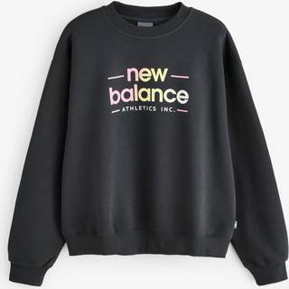 New Balance New Balance Black Womens Reimagined Fleece Sweatshirt
