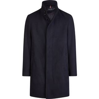 HECHTER PARIS Herren Mantel blau unifarben