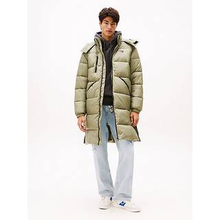 Hooded Relaxed Longline Parka Coat