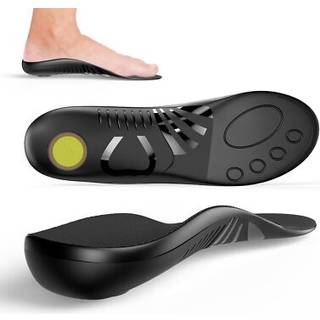 220+ lbs Heavy Duty Arch Support indl?gss?ler - Welnove Plantar Fasciitis indl?gss?ler med h?j buest?tte ortotiske indl?g til flade f?dder st?end
