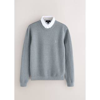 Next Normal pasform Oxford Mock Shirt Trøje