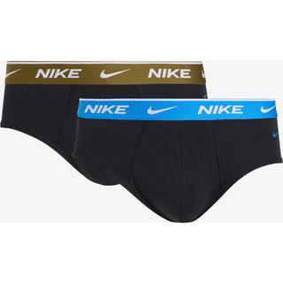 Nike 2-pak Everyday Cotton Stretch Briefs - Black/Blue - Medium