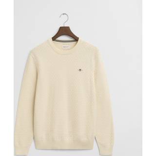 GANT Herre Crewneck sweater med mikrotekstur (XL)
