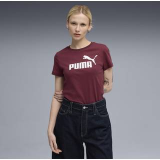 PUMA ESS No. 1 Logo Tee Women, Clothing, Ruby Shimmer, XL