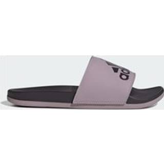 Adilette Comfort badesandaler - Aurora Black / Aurora Black / Preloved Fig - 44 1/2