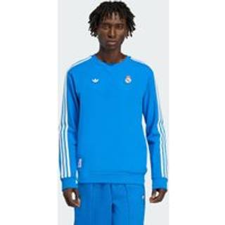 Real Madrid Terrace Icons Sweatshirt - Blue Bird / White - L