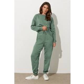 Lts Tall Khaki Green Cuffed Jogger Long > 10 Lts | Tall Women's Joggers - Long 10
