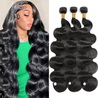 12A menneskehrbundter 16 18 20 tommer Body Wave 3 bundter menneskehr 100 % ubearbejdet brasiliansk jomfruhrpakker Tilbud Quick Weave hrforln