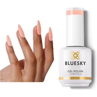 BLUESKY Nude Pink Gel Polish - Soak Off Gel Polish Vegansk Langtidsholdbar & Chip Resistant Nail Art DIY derhjemme Negle Lamp Needed 15ml DC048P/