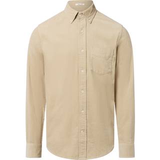 GANT Herre Regular fit skjorte af jernbanefløjl (M)