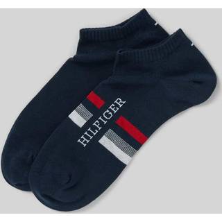 Tommy Hilfiger 2-pak Men Tab Sneaker Socks - Navy-2 - Str 39/42 * Kampagne *