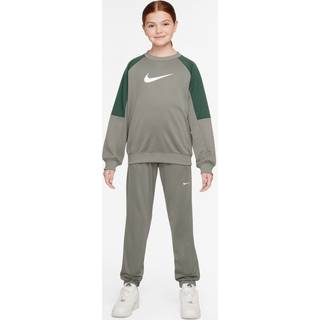 Nike Nike Grey Dri-FIT Poly Crew Tracksuit