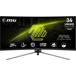 MSI MAG 345CQR 24" UWQHD Curved Gaming Monitor 2xHDMI/DP