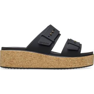 Crocs women Brooklyn Cork Buckle Sandals Black 41