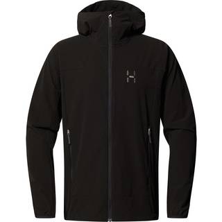 Haglöfs Men's Rosson Softshell Hood True Black, XXL