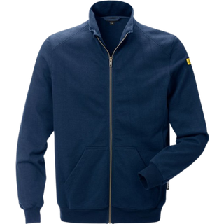 Fristads 121675 ESD Sweat Jakke 4080 / Arbejdsjakke Mørk Marine XS