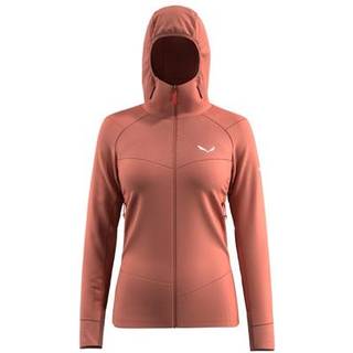 Salewa Women's Agner PL Hood Jacket Fleecejakke Damer størrelse 40 farve brun