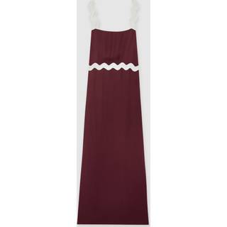 Reiss Reiss Asher Wave-Trim Crepe Midi Kjole - 36
