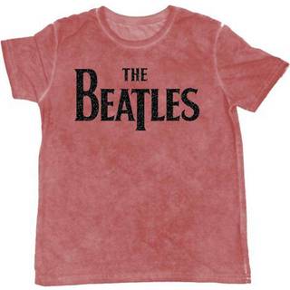 THE BEATLES - T-Shirt BurnOut Col - Logo Red - Men (S)