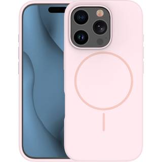 Silicone Thin Mag case for iPhone 12 / 12 Pro 6,1" light pink