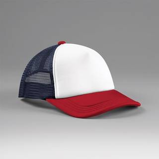 Beechfield CB639 Caps Navy / Red One Size