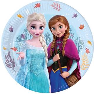 Frozen paptallerkener Ø:23 cm 8-pak (På lager i butik)