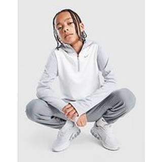 Nike Therma-FIT-trøje med 1/4 lynlås til større børn - hvid - M
