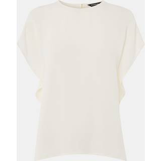 Whistles Whistles Short Sleeve Crepe Shell Top