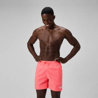 Men's Essential Solid 40cm Swim Shorts Orange - Red