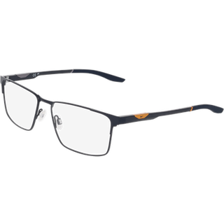 Nike Mand NIKE 8143 411 Optiske stel Metal Blå Firkantet Normal