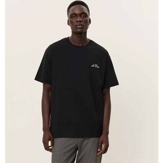 Les Deux - Crew T-shirt - T-shirts til mænd - black/white - XL