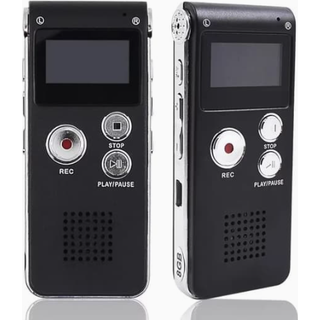 SIGN Diktafon / Lydoptager med LCD-display