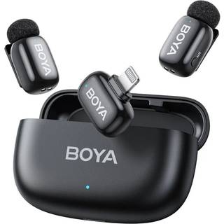 BOYA Mikrofon Mini Trådløs X2 15 Lightning 2.4GHz Sort