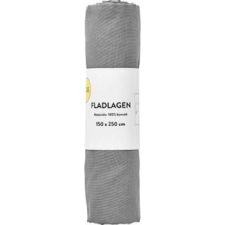 BASIS fladlagen 150x250 cm - grå (På lager i butik)