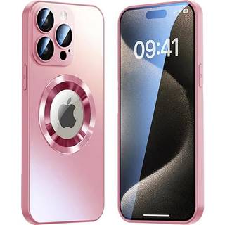 SiGN Magnetic Cover iPhone 16 Pro med linsebeskyttelse og logovisning - Pink