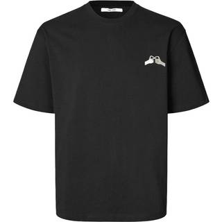 Samsøe Samsøe Florian To Connect Printed T-Shirt Black