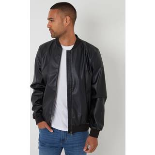 Threadbare Threadbare imiteret læder Biker Jakke