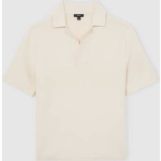 Reiss Reiss Langton Oversize Tekstureret Polo-skjorte i Bomuldsblanding - medium