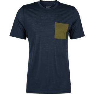 Stoic MerinoChill MMXX. Göteborg Pocket Tee Merino-shirt Herrer størrelse 5XL farve blå