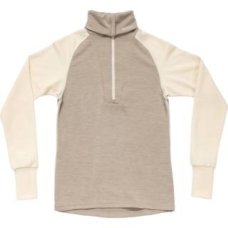 Devold Women's Expedition Merino Silk Zip Merino undertøj Damer størrelse XL farve beige