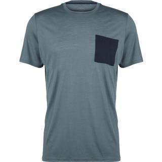 Stoic MerinoChill MMXX. Göteborg Pocket Tee Merino-shirt Herrer størrelse 4XL farve grå