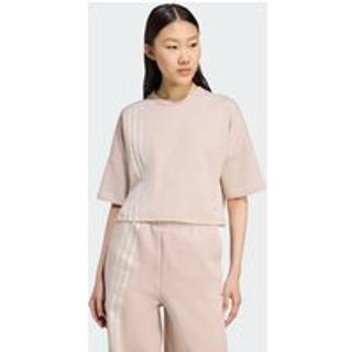 Off Placed 3-Stripes t-shirt - Wonder Taupe - 2XS