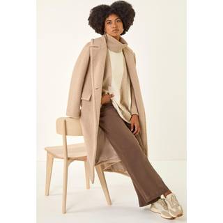 Roman Roman Brown Colourblock Longline Knit Jumper