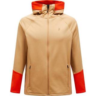 Peak Performance Men's Rider Essentials Zip Hood Sierra Sand/solar Burst/, M