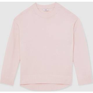 Reiss Reiss Pink Ella Wool-Cashmere Crew-Neck Jumper