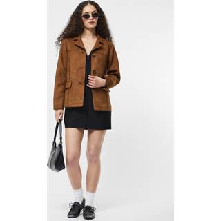 French Connection French Connection Tan Brown Laney Suede Jacket