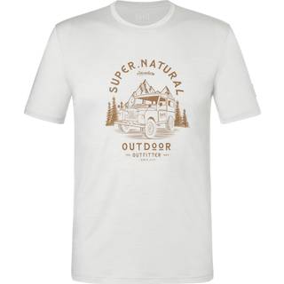 super.natural Landi Bio Jersey Tee Merino-shirt Herrer størrelse M farve hvid