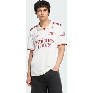 Arsenal 25/26 tredjetrøje - Cloud White / Team Coll Burgundy 2 - S