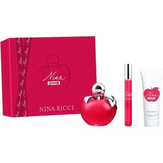 Nina Ricci Nina Le Parfum Gavesæt - EDP 80ml Spray + 75ml Body Lotion + 10ml EDP Roll On
